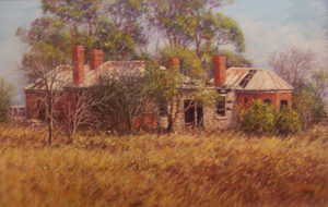 Abandoned-Ararat-outskirts-Pastel--$950---{-Brialyn-Boathouse-Gallery-}