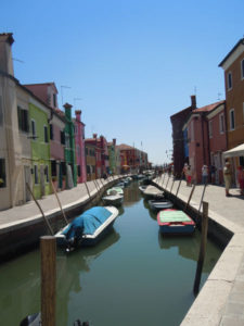 Painting in Burano