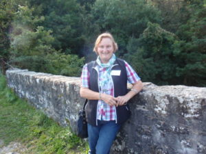 Janette showing the sights